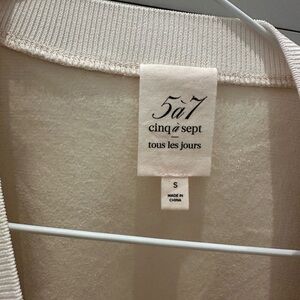 Cinq a Sept leather top